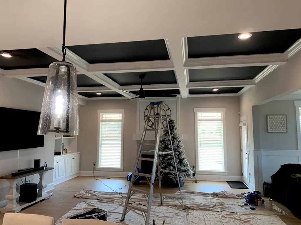 Interior painting project in Durham, NC